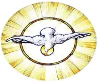 Descendente Espíritu Santo Símbolo Paloma