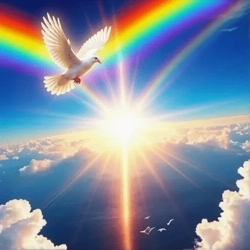 روح کبوتر کی علامت: خدا کی روح القدس کا مسیح کا بپتسمہ