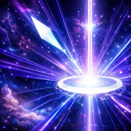 خدا کے نور کے آسمانی دائروں کے اندر